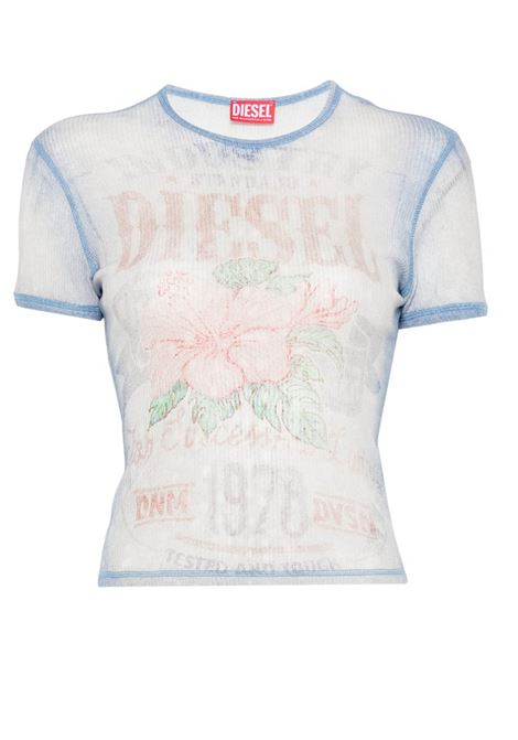 t-iana t-shirt woman blue DIESEL | A23519 0HGCN8MMA